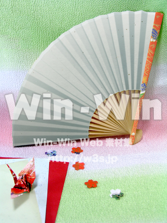 扇子の写真素材 W-018535