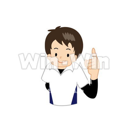 トレーナーのCG・イラスト素材 W-018511