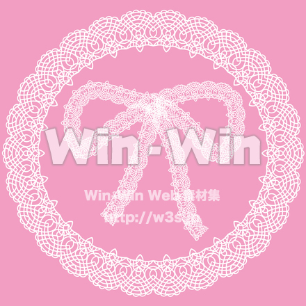 レースブラシのCG・イラスト素材 W-018556