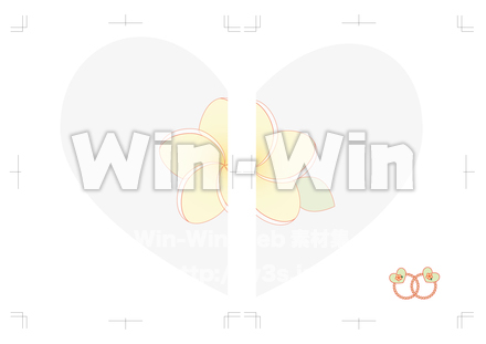 ウェディング招待状のCG・イラスト素材 W-018768