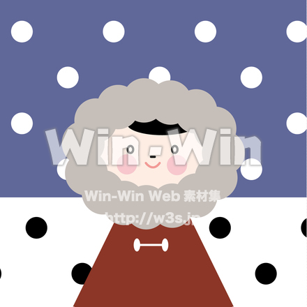 雪の夜のCG・イラスト素材 W-018423