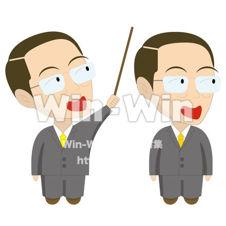 先生のCG・イラスト素材 W-018881