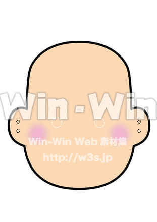 鬼の輪郭のCG・イラスト素材 W-019455