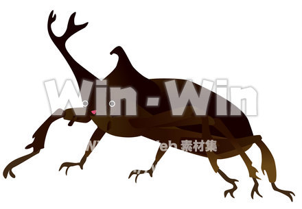 カブトムシのCG・イラスト素材 W-019910