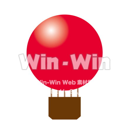気球のCG・イラスト素材 W-019056