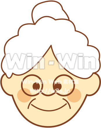 おばあちゃんのCG・イラスト素材 W-019666