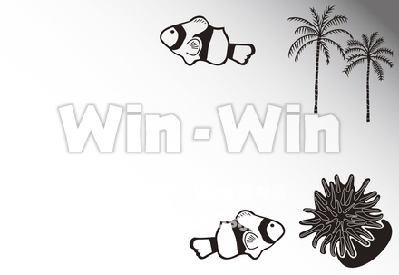 カレンダー背景のシルエット素材 W-018959