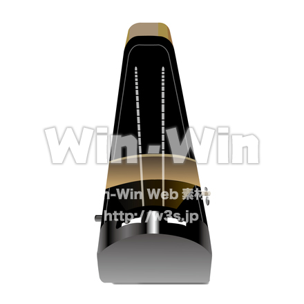 メトロノームのCG・イラスト素材 W-018418