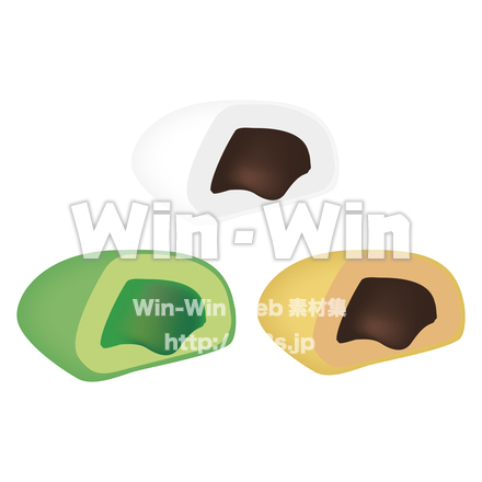 大福断面図のCG・イラスト素材 W-019996