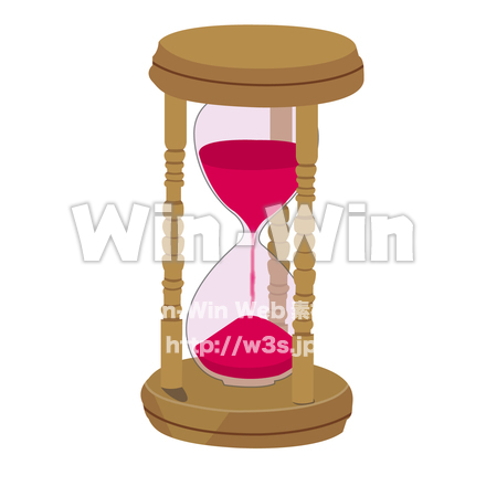 砂時計のCG・イラスト素材 W-018419