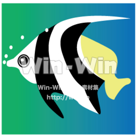 エンゼルフィッシュのCG・イラスト素材 W-019257