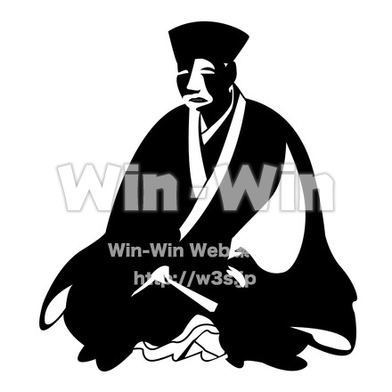 千利休のシルエット素材 W-018382
