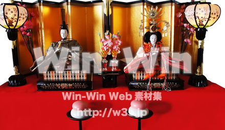 おひなさまの写真素材 W-018453