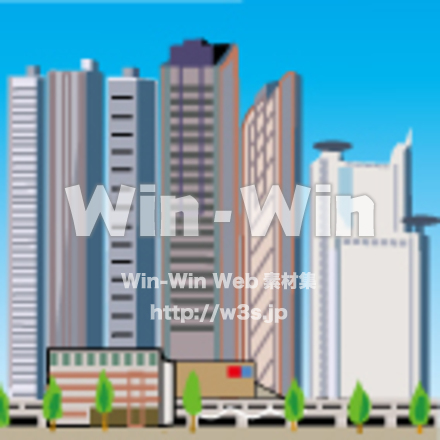 武蔵小杉　高層ビルのCG・イラスト素材 W-019875