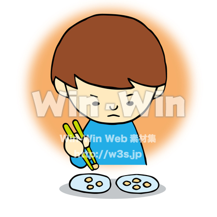 まめつかみ（その2）のCG・イラスト素材 W-018925