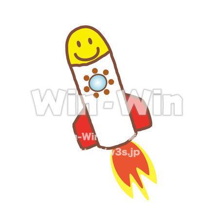 ロケットのCG・イラスト素材 W-019853