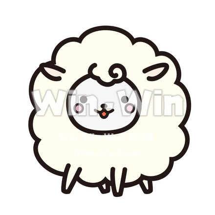 ひつじのCG・イラスト素材 W-019784