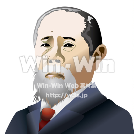 伊藤博文のCG・イラスト素材 W-019305