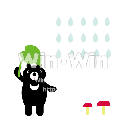 雨の日のCG・イラスト素材 W-018909