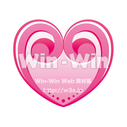 ハートのCG・イラスト素材 W-018484