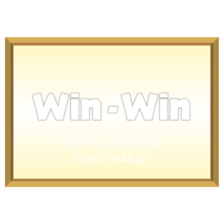 木の枠のCG・イラスト素材 W-018816