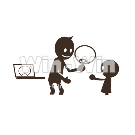 うちわ作成のCG・イラスト素材 W-019389