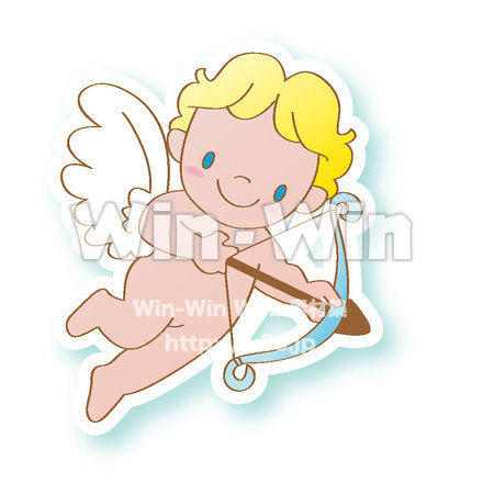 かわいい天使のイラストのCG・イラスト素材 W-018978