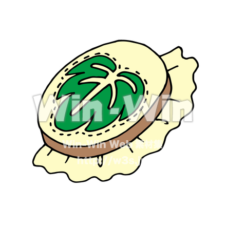 ハワイアンキルトのCG・イラスト素材 W-019052