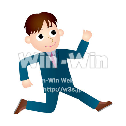 成人男子のCG・イラスト素材 W-019105