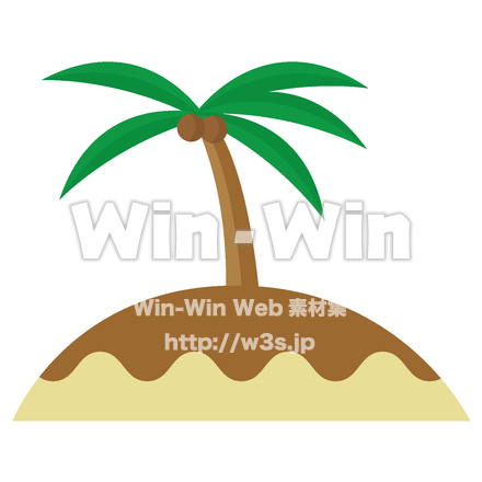 無人島のCG・イラスト素材 W-019229