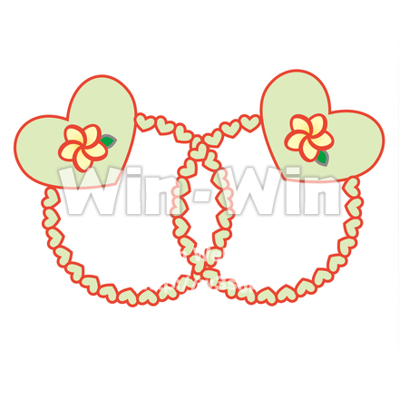 二つのリングのCG・イラスト素材 W-018766