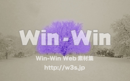 雪景色の写真素材 W-018751