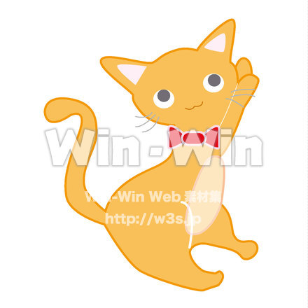 ネコのCG・イラスト素材 W-019358