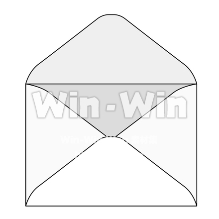 洋封筒内側のシルエット素材 W-021026