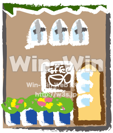 喫茶店のCG・イラスト素材 W-021308