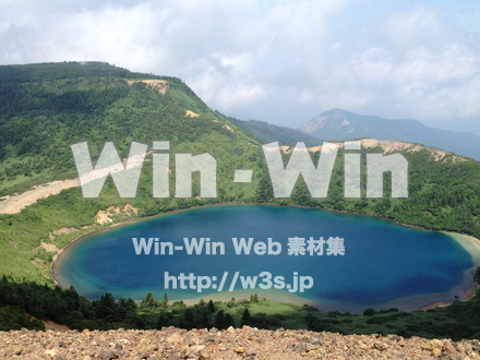 青い沼の写真素材 W-021210
