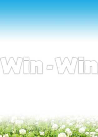 シロツメクサの背景のCG・イラスト素材 W-020556