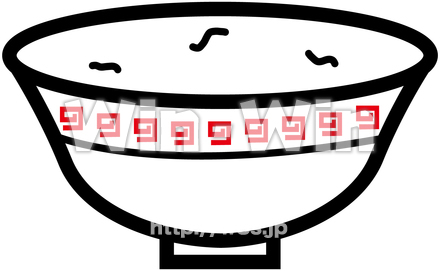 ラーメン鉢のCG・イラスト素材 W-020783