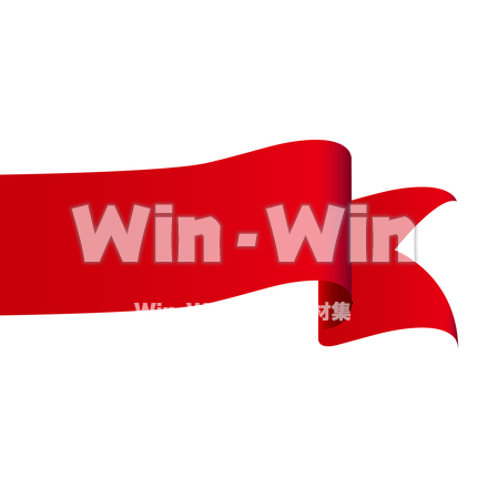 アイキャッチ用リボンのCG・イラスト素材 W-021367