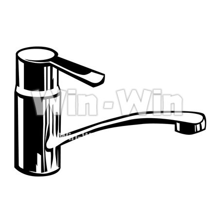 蛇口のシルエット素材 W-020830