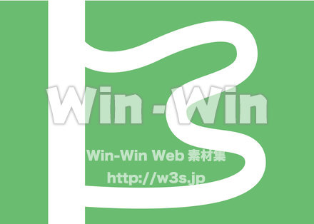 ことわざ「急がば回れ」の近道と回り道のCG・イラスト素材 W-020835