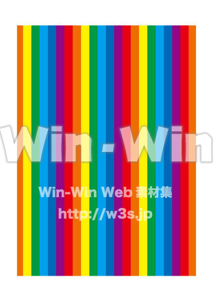 レインボーパターンのCG・イラスト素材 W-021871