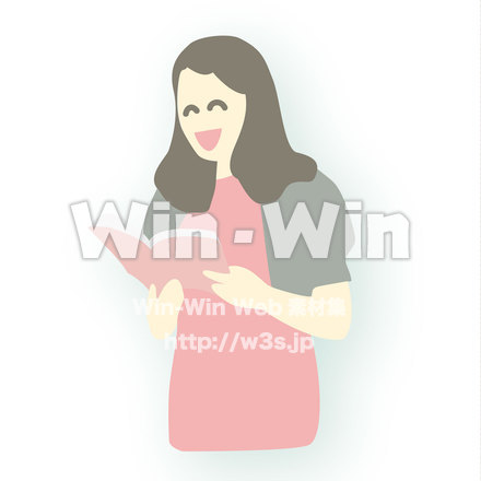 歌の先生のCG・イラスト素材 W-021087