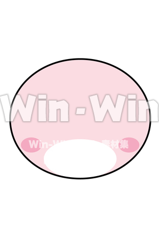 うさぎの輪郭のCG・イラスト素材 W-020477