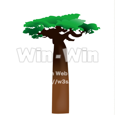 バオバブのCG・イラスト素材 W-021040