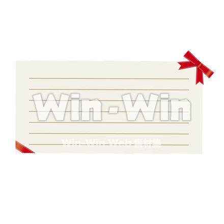 メモちょうのCG・イラスト素材 W-020106