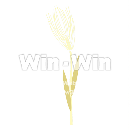 金麦の穂のCG・イラスト素材 W-021409