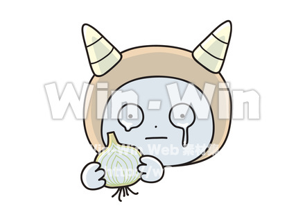 鬼の目にも涙のCG・イラスト素材 W-020679