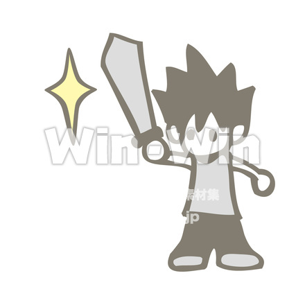 勇者イラストのCG・イラスト素材 W-020189