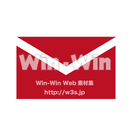 メールアイコンのCG・イラスト素材 W-021091
